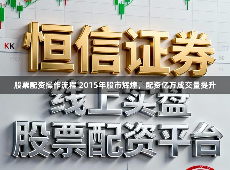 股票配资操作流程 2015年股市辉煌，配资亿万成交量提升