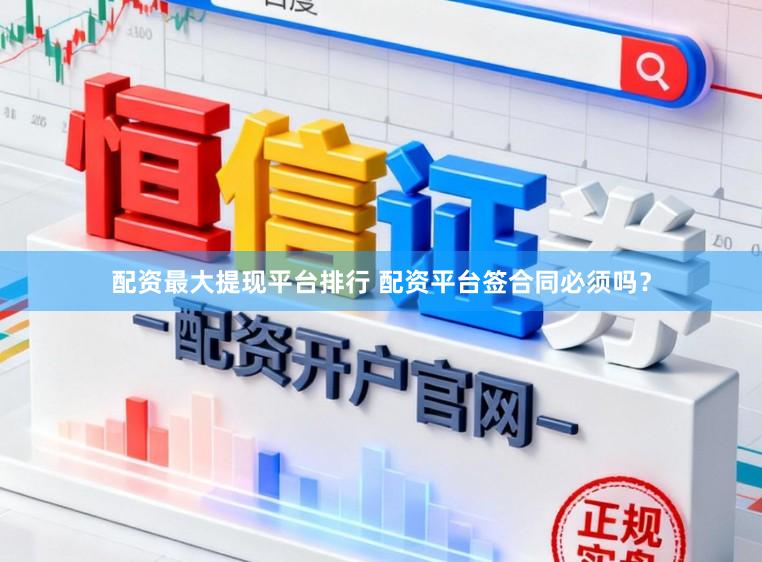 配资最大提现平台排行 配资平台签合同必须吗？